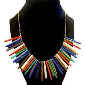 Beautiful women gold abstract necklace. Very beautiful and unique piece.